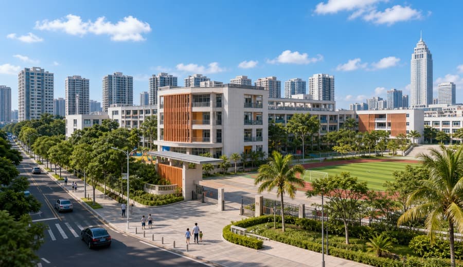 龙华区学校片区环境参考图
