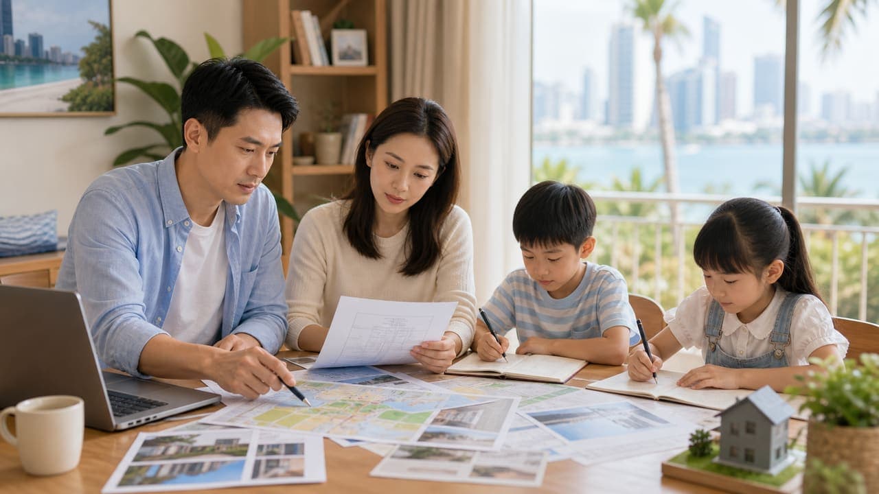 海口家庭整理片区学校和居住选择资料
