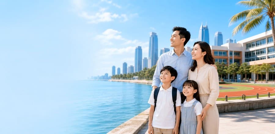 河南家庭迁海口，孩子上学怎么规划？