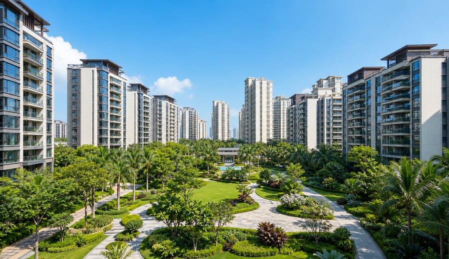 仁恒滨江园二期晴园周边居住环境参考图
